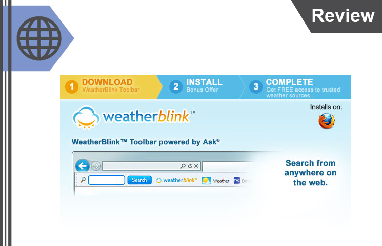 WeatherBlink Review – Free Forecast Radar Weather Toolbar Safe To Use?