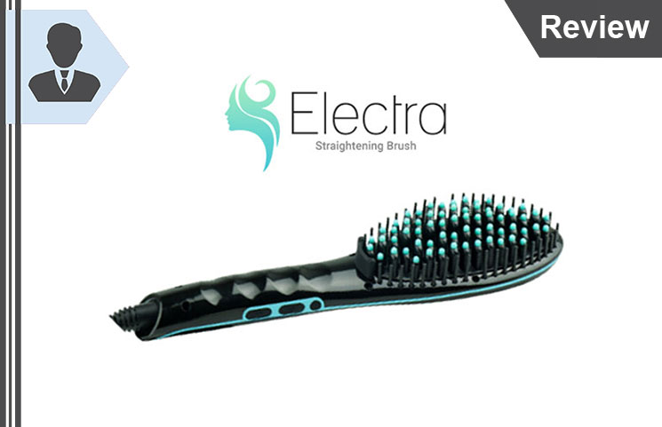 Electra Hair Brush – Ceramic LED Straightening Brush?