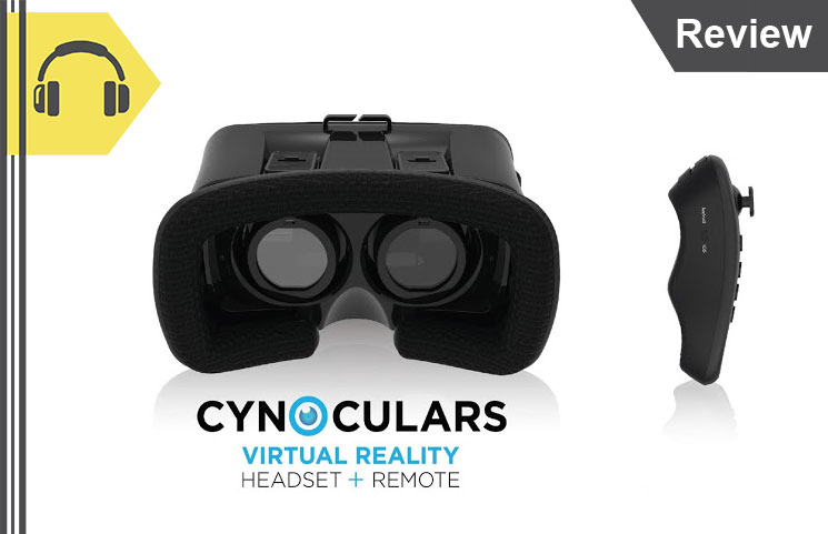 cynoculars virtual reality headset &amp; remote