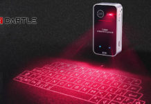 Dartle Laser Keyboard Review: Full-Size Typing Projection and Virtual Mouse Dartle Laser Keyboard Review: Full-Size Typing Projection and Virtual Mouse