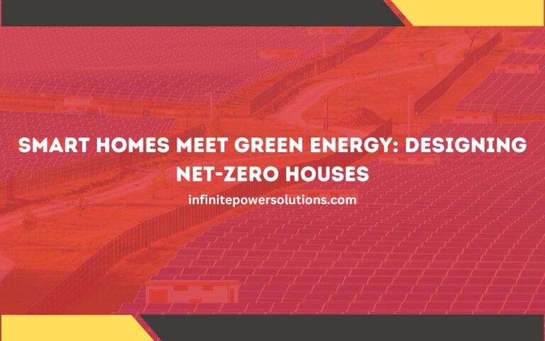 Smart Homes Meet Green Energy: Designing Net-Zero Houses