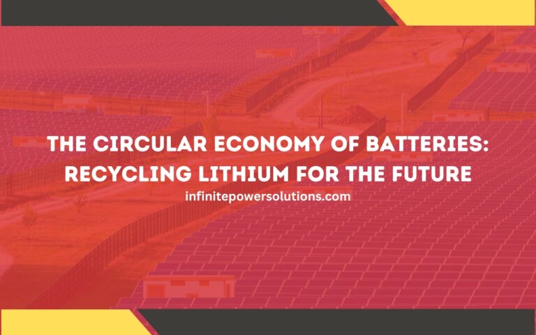 The Circular Economy of Batteries: Recycling Lithium for the Future