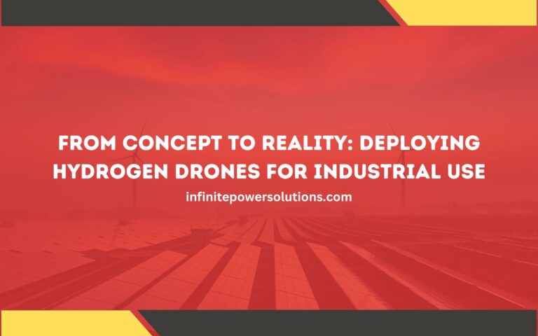 From Concept to Reality: Deploying Hydrogen Drones for Industrial Use