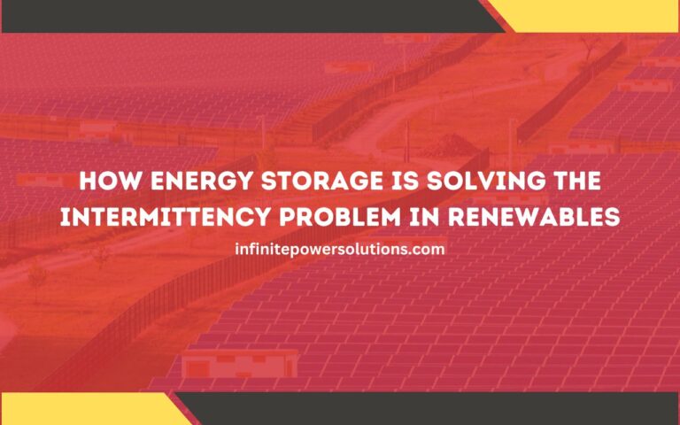 How Energy Storage is Solving the Intermittency Problem in Renewables
